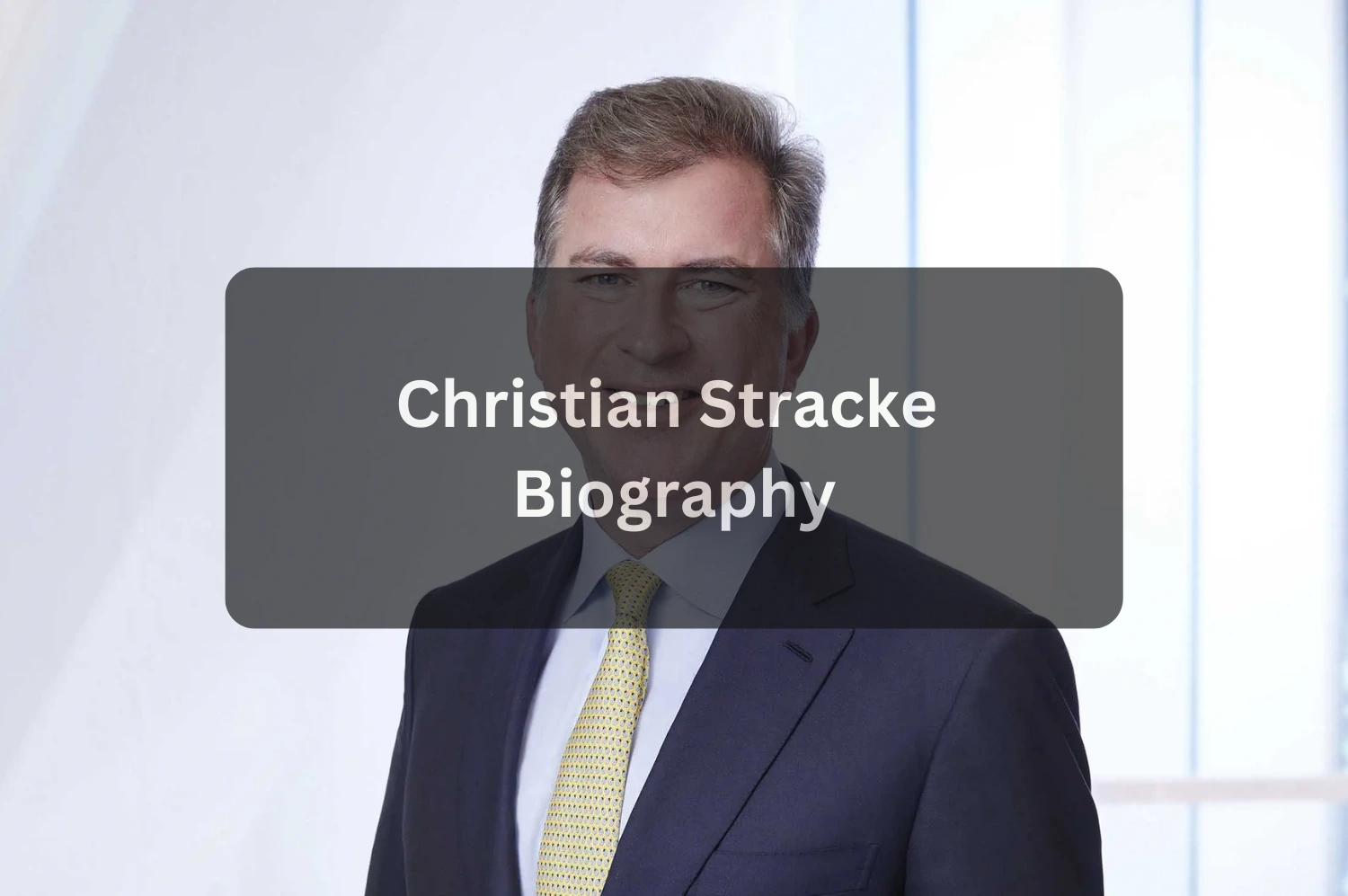Christian Stracke Biography, Net Worth, Career & Personal Life