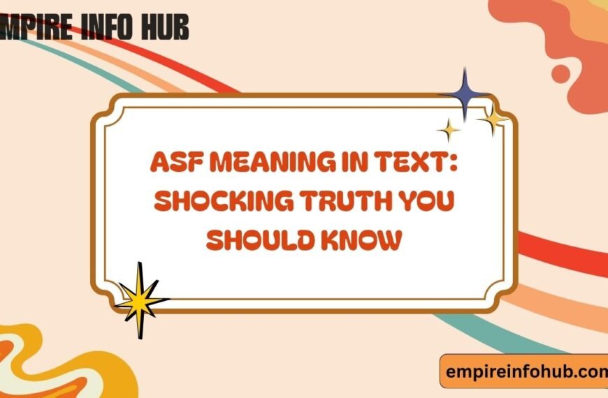 ASF Meaning in Text Shocking Truth You Should Know