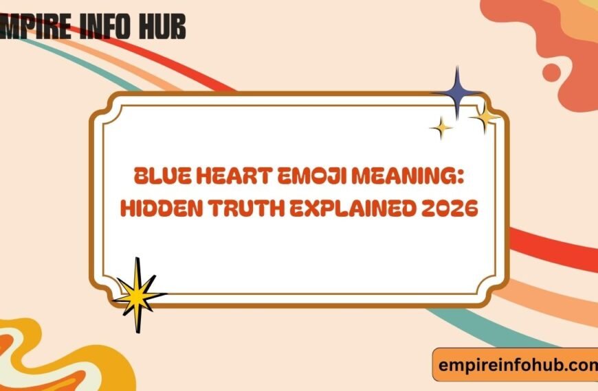 Blue Heart Emoji Meaning Hidden Truth Explained 2026